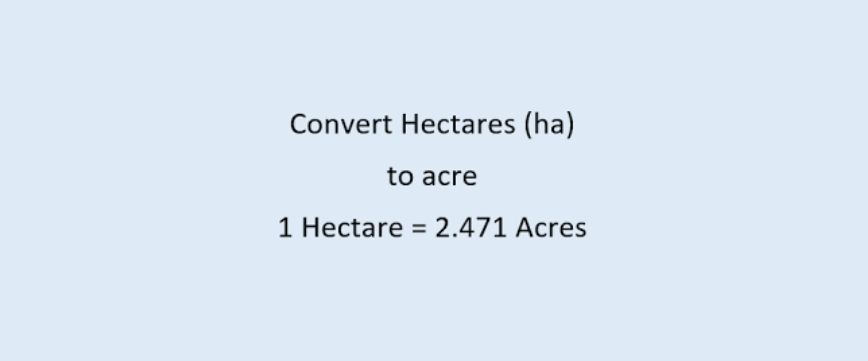 Hectare To Acre Unit Converter